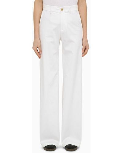 Department 5 Misa Cotton Wide Trousers - White