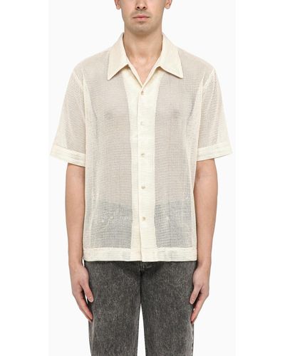 Séfr Noam Cotton Knit Shirt - Natural