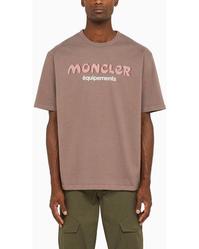 MONCLER X SALEHE BEMBURY Logo T-shirt - Brown