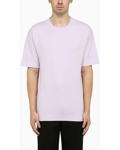 Dries Van Noten Heli T-shirt Light Lilac - Purple