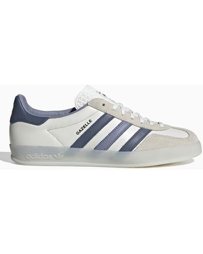 adidas Originals Sneaker gazelle indoor bianca/blu - Bianco