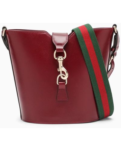 Gucci Mini borsa a secchiello ancora - Rosso