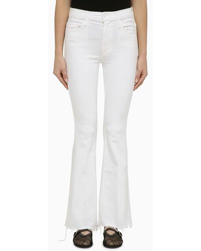 Mother Jeans the weekender fray in denim - Bianco