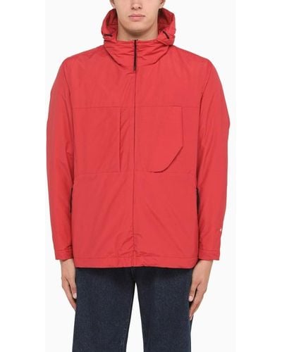 Stone Island Stellina Padded Jacket In A Technical Fabric - Red
