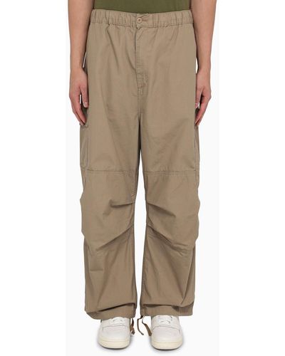 Carhartt Jet Cargo Pant Leather In Ripstop Cotton - Natural