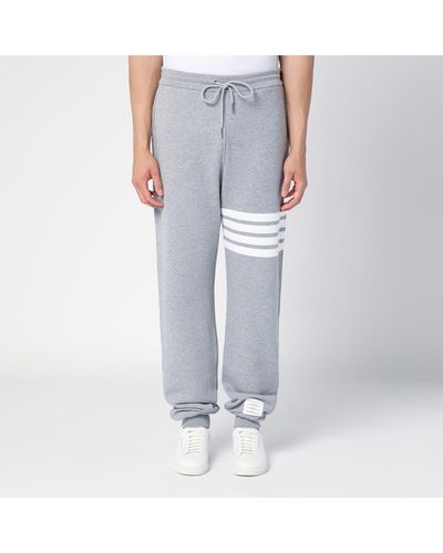 Thom Browne Light Cotton jogging Trousers - Grey