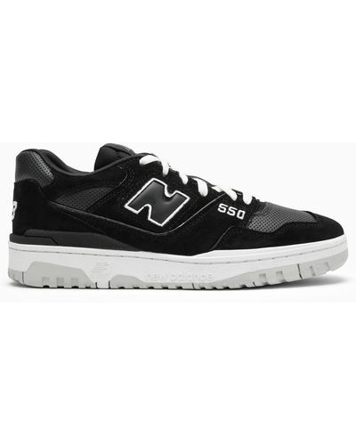 New Balance Sneaker bassa 550 nera in pelle - Nero