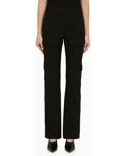 Givenchy Cotton Cargo Trousers - Black