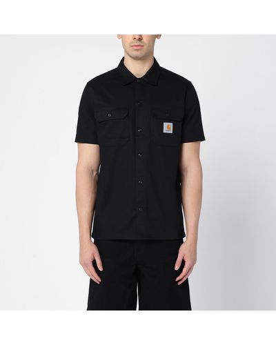 Carhartt S/s Master Shirt Cotton Blend - Black