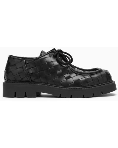 Bottega Veneta Scarpa stringata haddock nera - Nero