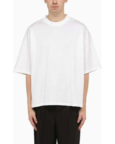 Studio Nicholson Oversize Cotton T-shirt - White