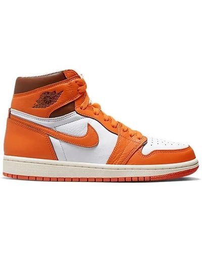 Orange Nike Jordan 1 Shoes for Women - Up to 68% off | Lyst