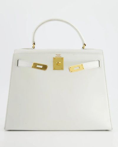 NEW Hermes Kelly Elan Etoupe Veau Madame Gold Hw B Stamp Complete  Collector’s