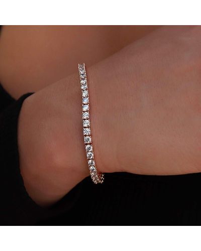 Tennis online bracelet gld