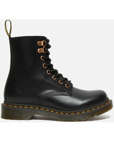 Dr. Martens 1490 Wanama Leather Boots - Black
