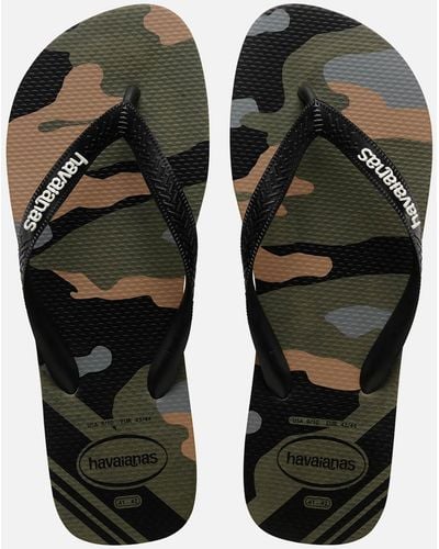 Havaianas Top Camu Flip Flops - Black