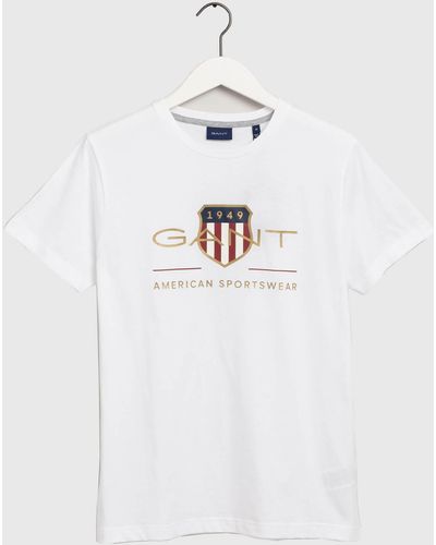 GANT Archive Shield T-shirt - White