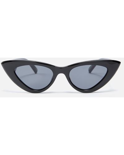 Le Specs Hypnosis Acetate Cat Eye-frame Sunglasses - Blue