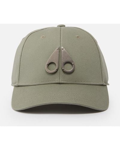 Moose Knuckles Icon Logo Cotton-twill Cap - Green