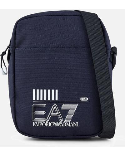 EA7 Core Canvas Crossbody Bag - Blue