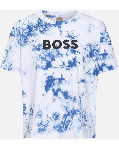 BOSS Eba T-shirt - Blue