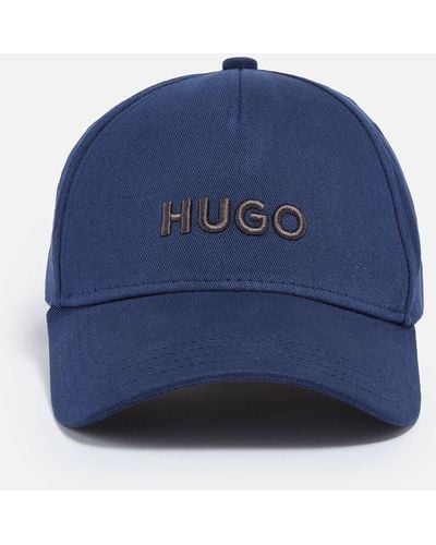 HUGO Jude-bl Cotton Cap - Blue