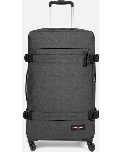 Eastpak Transit'r 4 Large Nylon Suitcase - Gray