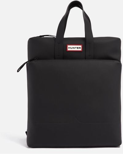 HUNTER Original Rubberised Commuter Backpack - Black