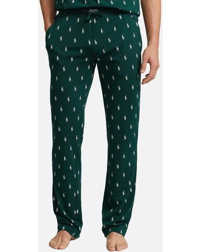 Polo Ralph Lauren Cotton-jersey Pyjama Pants - Green