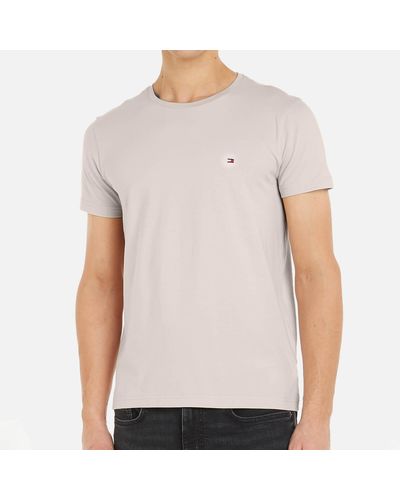 Tommy Hilfiger Stretch-cotton Slim-fit T-shirt - Grey