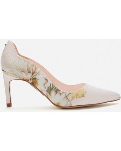 Ted Baker Erwiin Floral Court Shoes - Pink