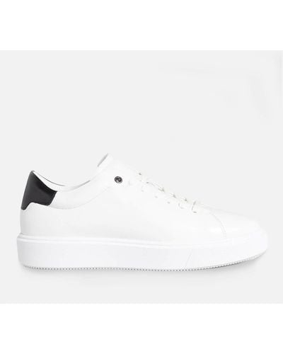 Ted Baker Breyon Leather Trainers - White