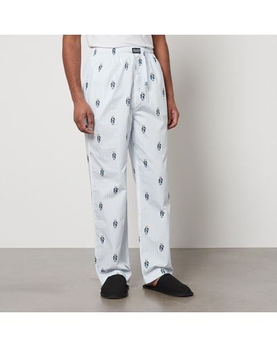 Polo Ralph Lauren Cotton-Poplin Pyjama Trousers - Blue