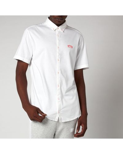 BOSS Biadia Short Sleeve Shirt - White