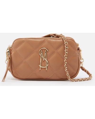 Steve Madden Bmarvis Quilted Camera Crossbody Bag - Brown