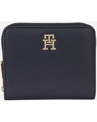 Tommy Hilfiger Faux Leather Wallet - Blue