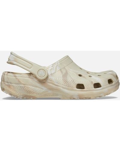 Crocs™ Classic Marbled Croslitetm Clogs - White
