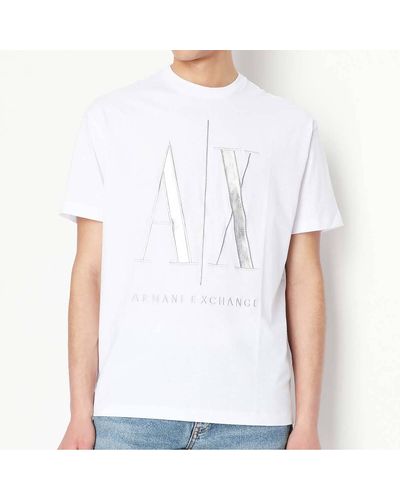 Armani Exchange Logo Cotton T-shirt - White
