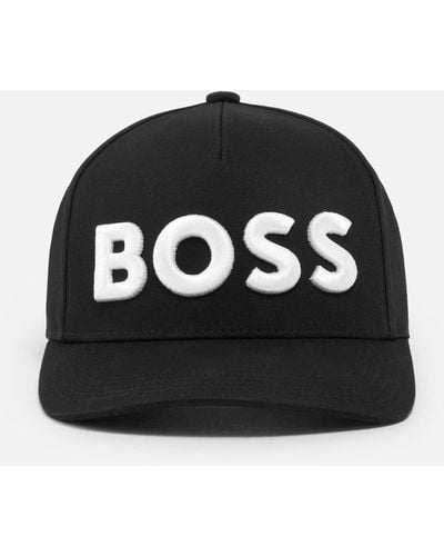 BOSS Sevile-boss-6 Cotton-twill Cap - Black