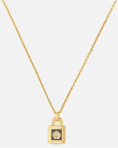 Kate Spade Pendant Necklace – Gold-tone Metal - Metallic