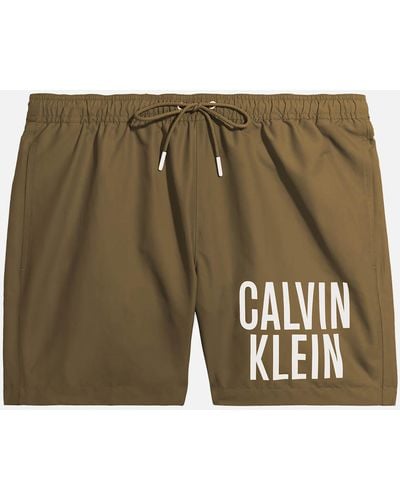 Calvin Klein Logo Shell Swimming Shorts - Grün