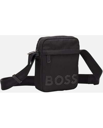 BOSS Catch 2.0 Ds Logo Cross Body Bag - Black