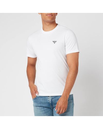 Barbour Small Logo T-shirt - White