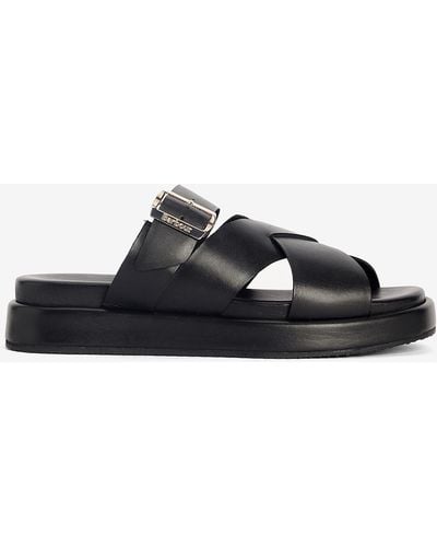 Barbour Annalise Leather Sandals - Black