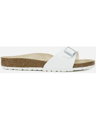 Birkenstock Madrid Slim Fit Single Strap Sandals - White