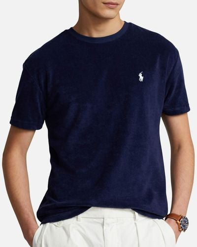 Polo Ralph Lauren Cotton Terry T-Shirt - Blue
