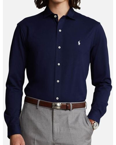 Polo Ralph Lauren Sport Cotton-Jersey Shirt - Blau