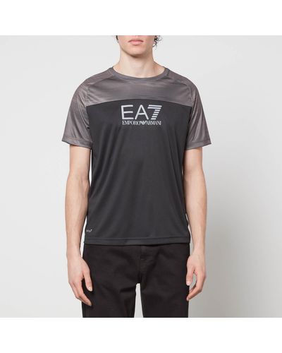EA7 Ventus Jersey T-Shirt - Grau