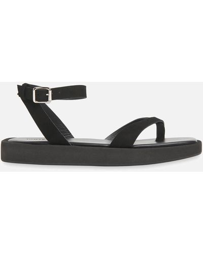 Whistles Renzo Chunky Toe Loop Sandals - Black