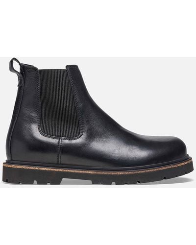 Birkenstock Gripwalk Leather Chelsea Boots - Black